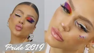PRIDE TRIBUTE MAKEUP 2019 | SFX RAINBOW EYES & TEXT