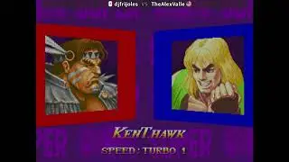 SSF2X djfrijoles (T.Hawk) vs. TheAlexValle (Ken) - Fightcade 2 Casual Match!
