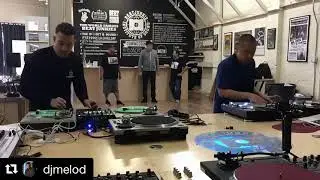 【UPSCALED】@djmelod Rehearsing with @djdstyles at @beatjunkieios 🎬  2017