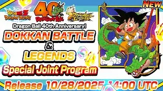 🔴 DRAGON BALL 40th ANNIVERSARY SPECIAL!! Dokkan Battle & DB Legends Campaign Info LIVE