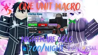 HOW TO *AFK* MACRO NIGHTMARE VIRTUAL REALM WITH ONE UNIT IN UNIVERSAL TOWER DEFENSE! | Roblox