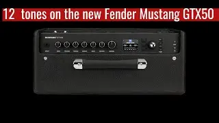 Fender Mustang GTX-50 : Twelve quick tones