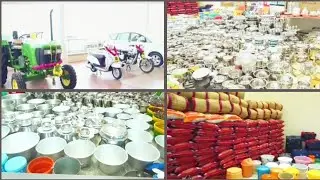 Madurai Ex MLA Daughter Marriage Dowry Items || 20 kg Gold dowry || Every Single Item for new house