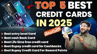 Top 5 Best Credit Cards in 2025 | Best Cashback & Rewards Cards in 2025 | Kowshik Maridi