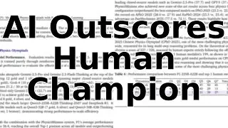 AI Beats Top Human Physics Champion In World's Hardest Olympiad