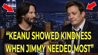 Keanu Reeves Showed Kindness &mdash; Jimmy Fallon Wasn't Ready