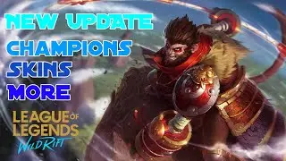 Wild rift - NEW UPDATE, WU KONG, DARIUS, DRAVEN, SKINS, CHAMPIONS AND MORE