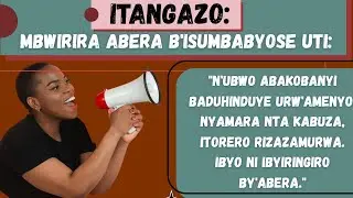 #IMPANDA_Y_IMPERUKA NO #KUZAMURWA_KW_ITORERO: UBUTUMWA BW'ABERA NI UBUHAMYA KU BAZASIGARA.