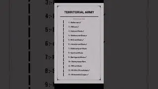 TA army 2025 official notification all important documents list💀