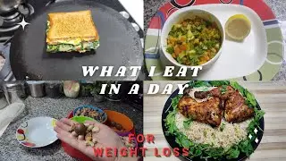 What i eat in a day to lose weight fast | post pregnancy weight loss | Nazneen vlogs 