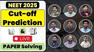 NEET 2025 - Fastest Answer key | Live Paper Solving & Expected Cut-Off #neet2025