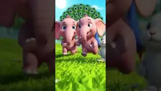 elephant running time #cartoon #video #youtubeshorts #animation #shorts
