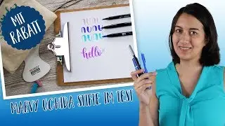 Marvy Uchida Brush Pens Stifte im Test & Workshop Review