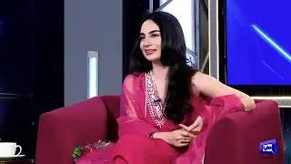 Mehar bano joins Imran Ashraf at mazaq Raat show,,