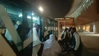 Jeddah airport metro bus stop 