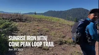 Sunrise Hike to Iron Mountain and Cone Peak Loop Trail