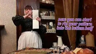 Make shelf edging at Haden Hill House - you can try this at home!