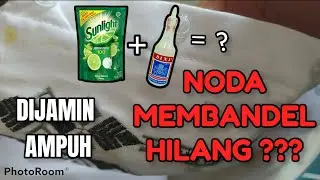 CARA BERSIHKAN NODA KUNING PADA BAJU PUTIH DENGAN CEPAT | CARA HILANGKAN NODA KUNING