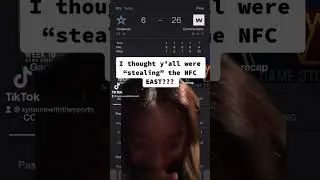 EAGLES FAN REACTS TO DALLAS COWBOYS LOSS TO WASHINGTON COMMANDERS- SYMONE WITH THE SPORTS