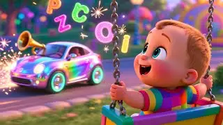 Giraffe Rides the Roller Coaster | Fun Nursery Rhyme Song for Kids