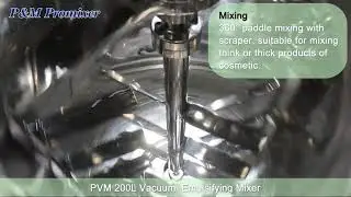 P&M Promixer cosmetics makeup homogenizer pump automatic paint mixing machine