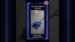 Manual Push Sweeper K 70|40: 700mm Wide Sweep for Warehouse & Factory Cleaning