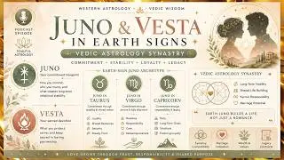 Juno in Earth Signs | Love, Marriage, Wealth & Commitment | Western–Vedic Fusion