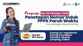 KABAR GEMBIRA! Progres Penetapan NIP PPPK Paruh Waktu Tembus di Atas 90%! | Kanreg 1, 2, dan 5