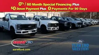 Ford Year-End Deals! 0% APR + No Payments for 90 Days | Sarat Ford Agawam | November 2025