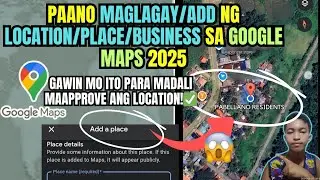 PAANO MAGLAGAY NG PIN SA GOOGLE MAP