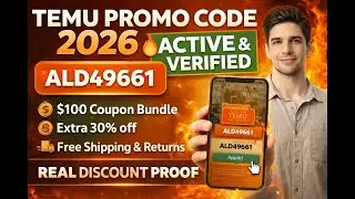 Temu Promo Code ALD496661 ACTIVE 2026 🔥 Real Discount Proof