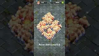 Boxer Giant Transformations😱😍 Level 1 to Max Level in 2023 |Coc Boxer Giant Upgrading #shorts