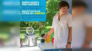 Review: Deco Compact Countertop Ice Maker, 26LBs in 24HRs, 9 Bullet Ice Cubes Ready in 6 Minut...
