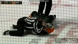 Hockey referee takedown - Jim Ross Dub Choke Slam