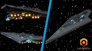 I UPGRADED the UCS Super Star Destroyer | Lelightgo LEGO Lighting Kit