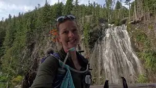 Narada falls, Ruby falls and Reflection lake snow hike. #naradafalls, #waterfalls, #camprobber,