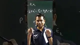 How velocity affects pressure || Bernoulli's Principle || Ritesh Sir || Shorts