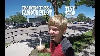 Training to be a Famous Pilot - Tiny Whoop - Opera Galleria and Skating