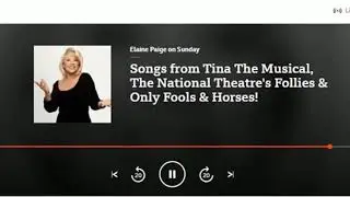 Your theatre mistakes BBC Radio 2 - Elaine Paige on Sunday