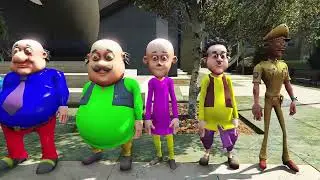 Motu Patlu Playing Hide And Seek With Colorfull Motu And Patlu In Gta 5