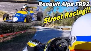 Renault Alpa FR92 Hillclimb Racing Onboard | Active aero wing
