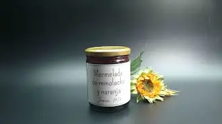 Mermelada de remolacha y naranja. Envasada y esterilizada, dura mucho tiempo almacenada.