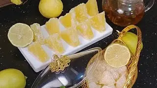 ألذ واسرع حلقومة منعشة بالليمون😋🍋في وقفة توجديها👍#حلقومة#ليمون#منعش#لذيذ#تحلية#