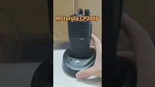 Motorola CP200D Portable 16-Channel Analog Digital Walkie Talkie Communicator Business Two-Way Radio