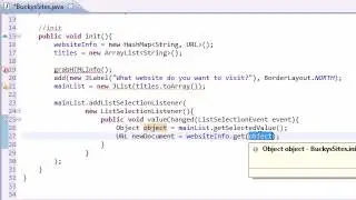 Intermediate Java Tutorial   118   Listening for User Events