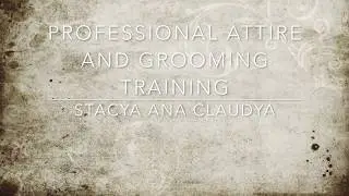 OBM-PROFESSIONAL ATTIRE AND GROOMING TRAINING