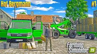 The Adventure Begins! Feeding Animals, Harvesting, Baling│Hof Bergmann │FS 25│Timelapse #1