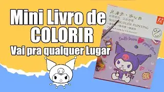 Mini livro de colorir - Kuromi