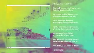 katie dey 『 03 when god lets my body be 』 lyric video