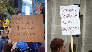 The Best Signs From The No Kings Rally